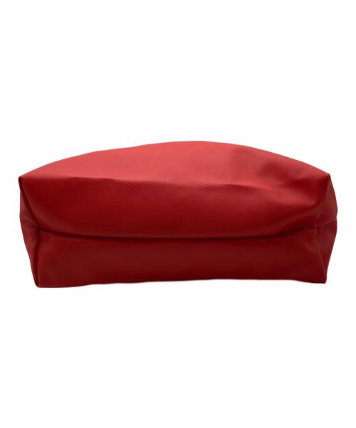 LACOSTE（ラコステ）LACOSTE (ラコステ) プチピケラージトートトートバッグ レッドの古着・服飾アイテム