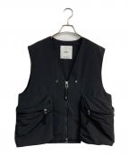 OAMC×GOLDWINオーエーエムシー×ゴールドウイン）の古着「コットンナイロンベスト　GL15705MC」｜ブラック