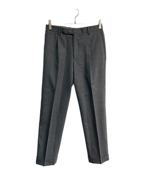 GERMANO（ジェルマーノ）GERMANO (ジェルマーノ) トロピカルウール 1プリーツ スラックス グレー サイズ:42の古着・服飾アイテム