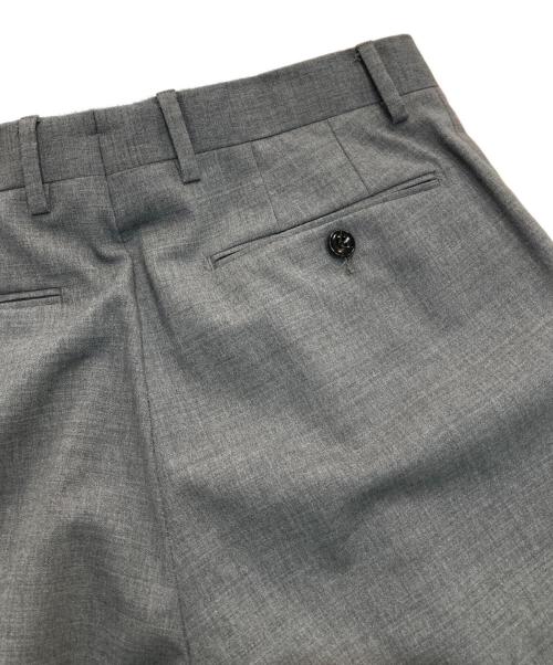 GERMANO（ジェルマーノ）GERMANO (ジェルマーノ) トロピカルウール 1プリーツ スラックス グレー サイズ:42の古着・服飾アイテム