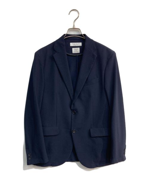 BEAUTY&YOUTH（ビューティーアンドユース）BEAUTY&YOUTH (ビューティーアンドユース) ドライ シアサッカー 2B ジャケット　1222-199-1531 ネイビー サイズ:Mの古着・服飾アイテム