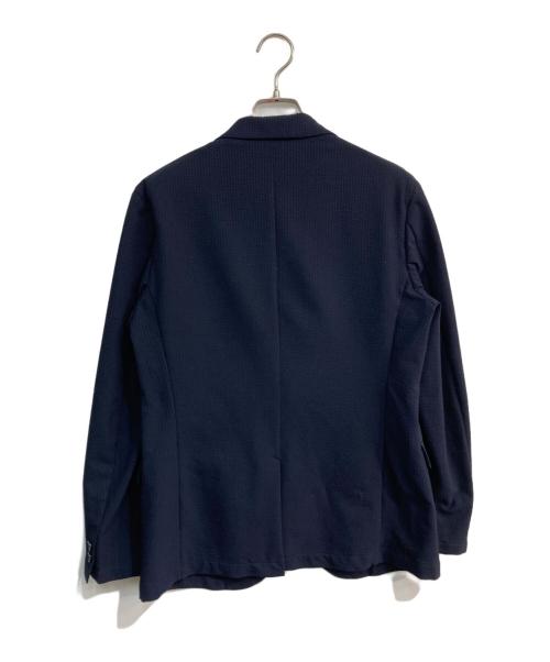 BEAUTY&YOUTH（ビューティーアンドユース）BEAUTY&YOUTH (ビューティーアンドユース) ドライ シアサッカー 2B ジャケット　1222-199-1531 ネイビー サイズ:Mの古着・服飾アイテム