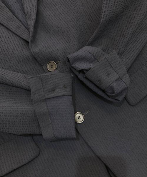 BEAUTY&YOUTH（ビューティーアンドユース）BEAUTY&YOUTH (ビューティーアンドユース) ドライ シアサッカー 2B ジャケット　1222-199-1531 ネイビー サイズ:Mの古着・服飾アイテム