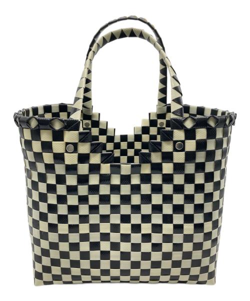 MARNI（マルニ）MARNI (マルニ) MARKET LOVE BASKET ブラック×ホワイトの古着・服飾アイテム