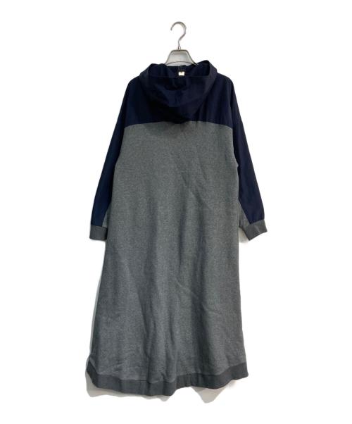 nagonstans（ナゴンスタンス）nagonstans (ナゴンスタンス) パーカーワンピース　470DA283-6660 ブラック サイズ:36の古着・服飾アイテム