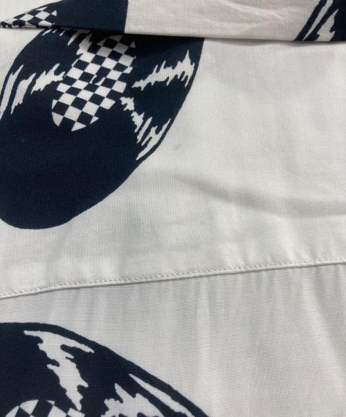 VANS（ヴァンズ）VANS (バンズ) WACKO MARIA (ワコマリア) VAULT HAWAIIAN SHIRT 21SS　VN0A5E6EWHT ホワイト×ブラック サイズ:Sの古着・服飾アイテム