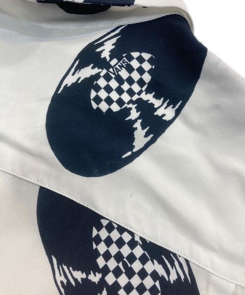 VANS（ヴァンズ）VANS (バンズ) WACKO MARIA (ワコマリア) VAULT HAWAIIAN SHIRT 21SS　VN0A5E6EWHT ホワイト×ブラック サイズ:Sの古着・服飾アイテム