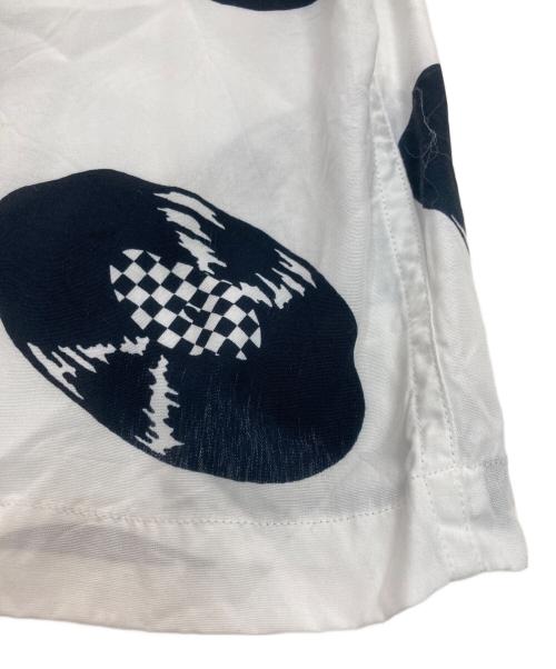 VANS（ヴァンズ）VANS (バンズ) WACKO MARIA (ワコマリア) VAULT HAWAIIAN SHIRT 21SS　VN0A5E6EWHT ホワイト×ブラック サイズ:Sの古着・服飾アイテム