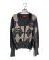 Vivienne Westwood RED LABEL（ヴィヴィアンウエストウッドレッドレーベル）の古着「アーガイル柄カーディガン　70201M」｜グレー