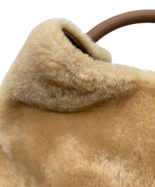 elleme（エレメ）elleme (エレメ) ムートンショルダーバッグ ブラウンの古着・服飾アイテム