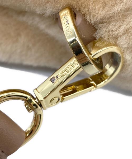 elleme（エレメ）elleme (エレメ) ムートンショルダーバッグ ブラウンの古着・服飾アイテム