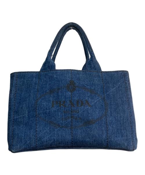 PRADA（プラダ）PRADA (プラダ) カナパデニムトートバッグ インディゴの古着・服飾アイテム