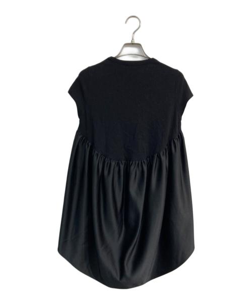 YOKO CHAN（ヨーコチャン）YOKO CHAN (ヨーコチャン) ギャザーカットソー　YCT-220-032 ブラック サイズ:36の古着・服飾アイテム