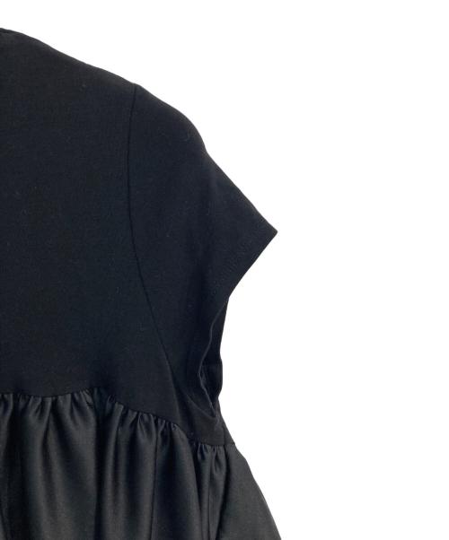 YOKO CHAN（ヨーコチャン）YOKO CHAN (ヨーコチャン) ギャザーカットソー　YCT-220-032 ブラック サイズ:36の古着・服飾アイテム