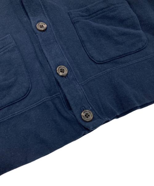 BEAMS PLUS（ビームスプラス）BEAMS PLUS (ビームスプラス) LOOPWHEELER (ループウィラー) Extra Light Plus Sweat Cardigan ネイビー サイズ:Mの古着・服飾アイテム