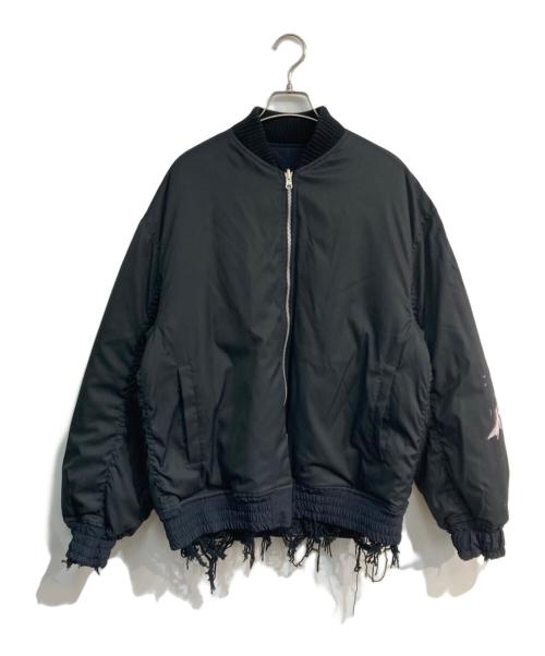 MUZE（ミューズ）MUZE (ミューズ) PETER RIVE (ピーター ライブ) REVERSIBLE MA-1　M22W-PR01 ブラック×カーキ サイズ:1の古着・服飾アイテム