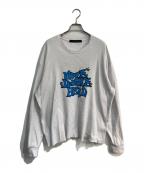 MUSEミューズ）の古着「MUZE JUMBLE ACID THERMAL L/S TEE」｜ホワイト