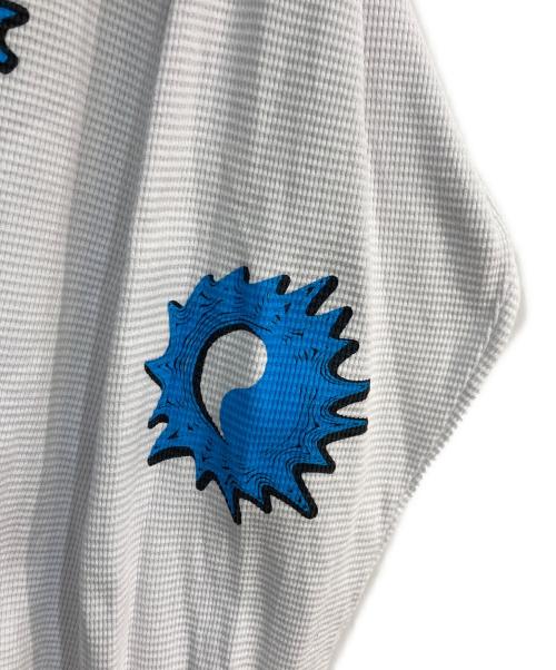 MUSE（ミューズ）MUSE (ミューズ) MUZE JUMBLE ACID THERMAL L/S TEE ホワイト サイズ:1の古着・服飾アイテム