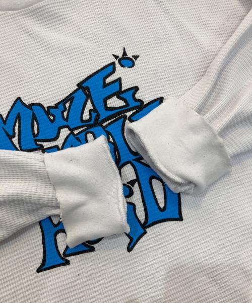 MUSE（ミューズ）MUSE (ミューズ) MUZE JUMBLE ACID THERMAL L/S TEE ホワイト サイズ:1の古着・服飾アイテム