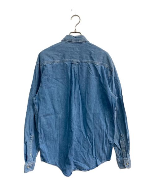 BANANA REPUBLIC（バナナリパブリック）BANANA REPUBLIC (バナナリパブリック) デニムシャツ　初期タグ USA製 80‘s  インディゴ サイズ:Mの古着・服飾アイテム