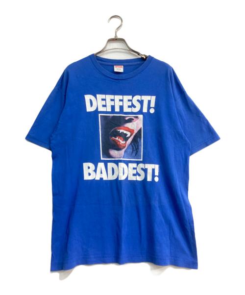 SUPREME（シュプリーム）Supreme (シュプリーム) Deffest Baddest Tee ブルー サイズ:Lの古着・服飾アイテム