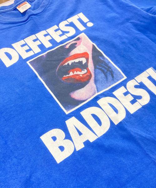 SUPREME（シュプリーム）Supreme (シュプリーム) Deffest Baddest Tee ブルー サイズ:Lの古着・服飾アイテム