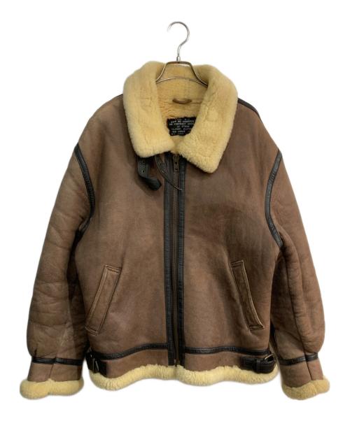 -（-）- (-) フライトジャケット　24008423 ブラウン サイズ:Lの古着・服飾アイテム