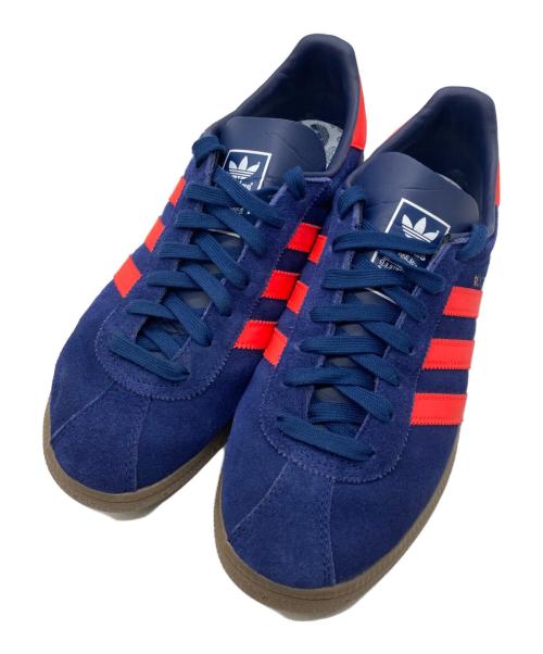 adidas（アディダス）adidas (アディダス) Munchen Dark Blue Solar Red ネイビー×オレンジ サイズ:27cmの古着・服飾アイテム