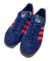 adidas（アディダス）の古着「Munchen Dark Blue Solar Red」｜ネイビー×オレンジ