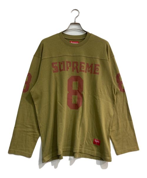 SUPREME（シュプリーム）Supreme (シュプリーム) Affiliated L/S Football Top　25SS  カーキ サイズ:Lの古着・服飾アイテム