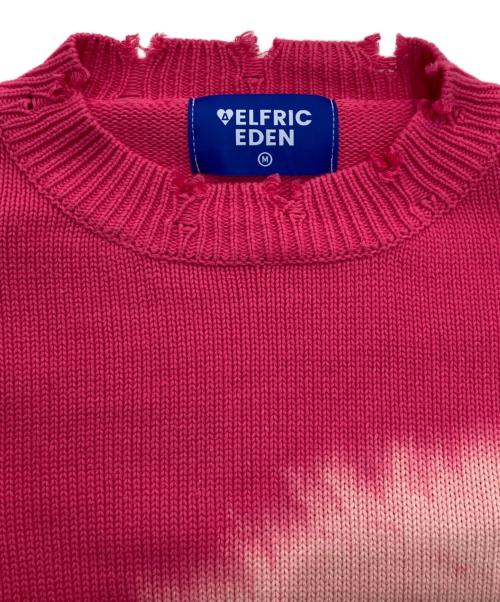 AELFRIC EDEN（エルフリック エデン）AELFRIC EDEN (エルフリック エデン) セーフティピン付☆パンキッシュニット ピンク サイズ:Mの古着・服飾アイテム