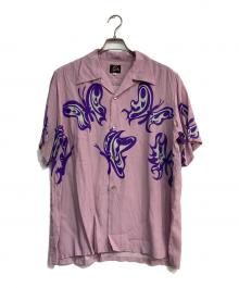 Needles×kae tanaka（ニードルズ×カエ タナカ）の古着「S/S One-Up Shirt - KT Papillon　QV432」｜パープル×ピンク