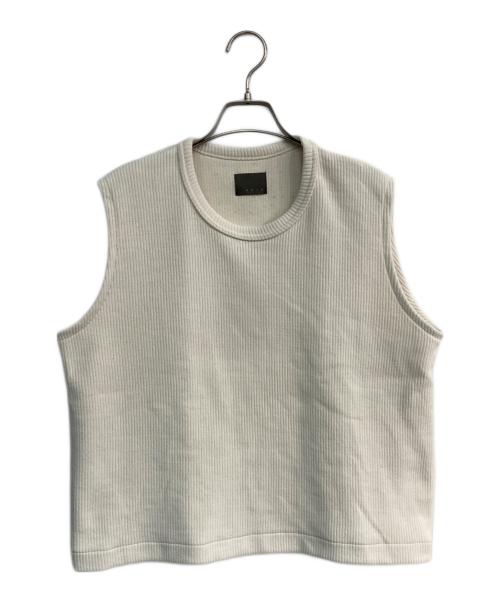 オローネ（オローネ）オローネ (オローネ) ノースリーブカットソー　TND-252 アイボリー サイズ:Freeの古着・服飾アイテム