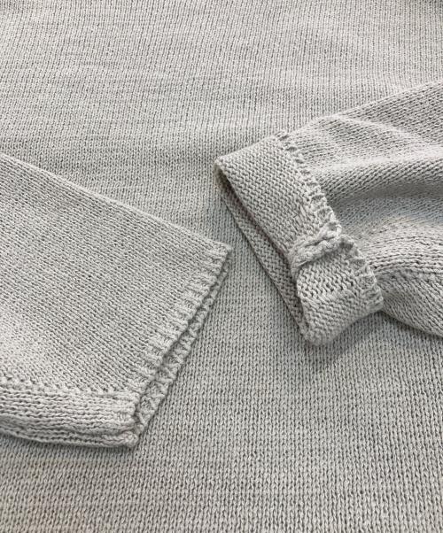 KAGURE（カグレ）kagure (カグレ) コットンテープヤーンボートネックニット　GAA4-22M009 グレー サイズ:Freeの古着・服飾アイテム