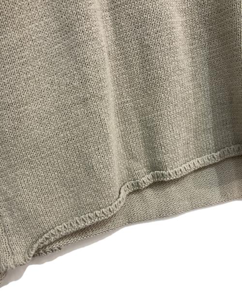 KAGURE（カグレ）kagure (カグレ) コットンテープヤーンボートネックニット　GAA4-22M009 グレー サイズ:Freeの古着・服飾アイテム