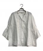 23区×LIBECOニジュウサンク×リベコ）の古着「洗える タックスリーブ シャツ　BLWOGM0511」｜ホワイト