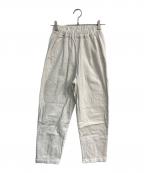 KAGUREカグレ）の古着「コットンストレッチイージーパンツ　GAA4-24M014」｜ホワイト