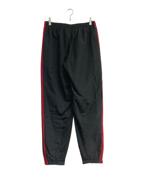 adidas（アディダス）adidas (アディダス) トラックパンツ　ACミラン　074906 ブラック×レッド サイズ:Lの古着・服飾アイテム