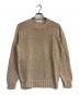 FILIPPO DE LAURENTIIS（フィリッポ・デ・ローレンティス）の古着「コットンクルーネックニット　3110-GC3MLB06」｜ベージュ