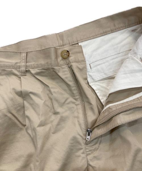 BEAMS PLUS（ビームスプラス）BEAMS PLUS (ビームスプラス) 1 Pleat 80/3 Twill　38-23-0111-874 ベージュ サイズ:Mの古着・服飾アイテム