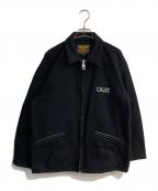 CALEEキャリー）の古着「MELTON WOOL SPORTS TYPE JACKET　CL-23AW056」｜ブラック