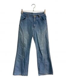 LEE（リー）の古着「ブーツカットデニムパンツ 70s LEE SET USA製 TALONジップ」｜インディゴ