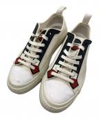 MONCLERモンクレール）の古着「キャンバスローカットスニーカー」｜ホワイト