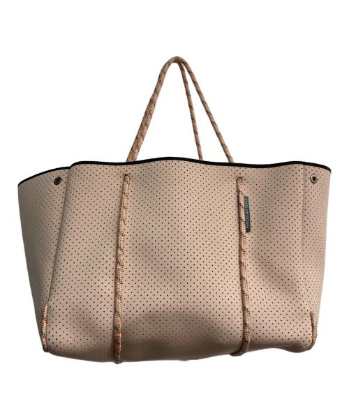 STATE OF ESCAPE（ステイトオブエスケープ）STATE OF ESCAPE (ステイトオブエスケープ) Micro Escape パンチングデザイン トートバッグ ピンクの古着・服飾アイテム