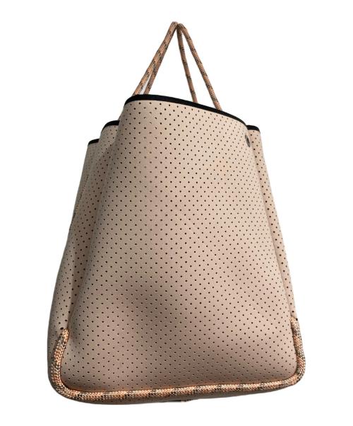 STATE OF ESCAPE（ステイトオブエスケープ）STATE OF ESCAPE (ステイトオブエスケープ) Micro Escape パンチングデザイン トートバッグ ピンクの古着・服飾アイテム