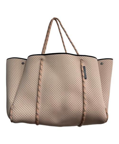 STATE OF ESCAPE（ステイトオブエスケープ）STATE OF ESCAPE (ステイトオブエスケープ) Micro Escape パンチングデザイン トートバッグ ピンクの古着・服飾アイテム