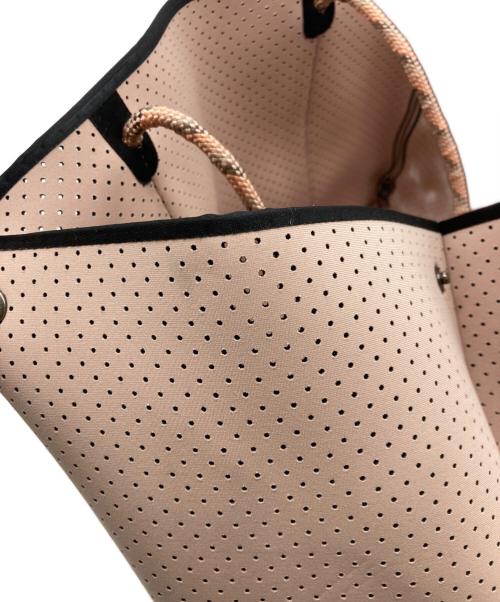 STATE OF ESCAPE（ステイトオブエスケープ）STATE OF ESCAPE (ステイトオブエスケープ) Micro Escape パンチングデザイン トートバッグ ピンクの古着・服飾アイテム