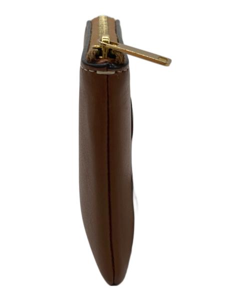 CELINE（セリーヌ）CELINE (セリーヌ) タン コイン＆カードポーチ キュイル トリオンフ ブラウンの古着・服飾アイテム