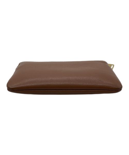 CELINE（セリーヌ）CELINE (セリーヌ) タン コイン＆カードポーチ キュイル トリオンフ ブラウンの古着・服飾アイテム