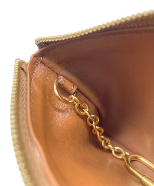 CELINE（セリーヌ）CELINE (セリーヌ) タン コイン＆カードポーチ キュイル トリオンフ ブラウンの古着・服飾アイテム